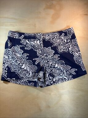 Dalia Collection Paisley Chino Shorts